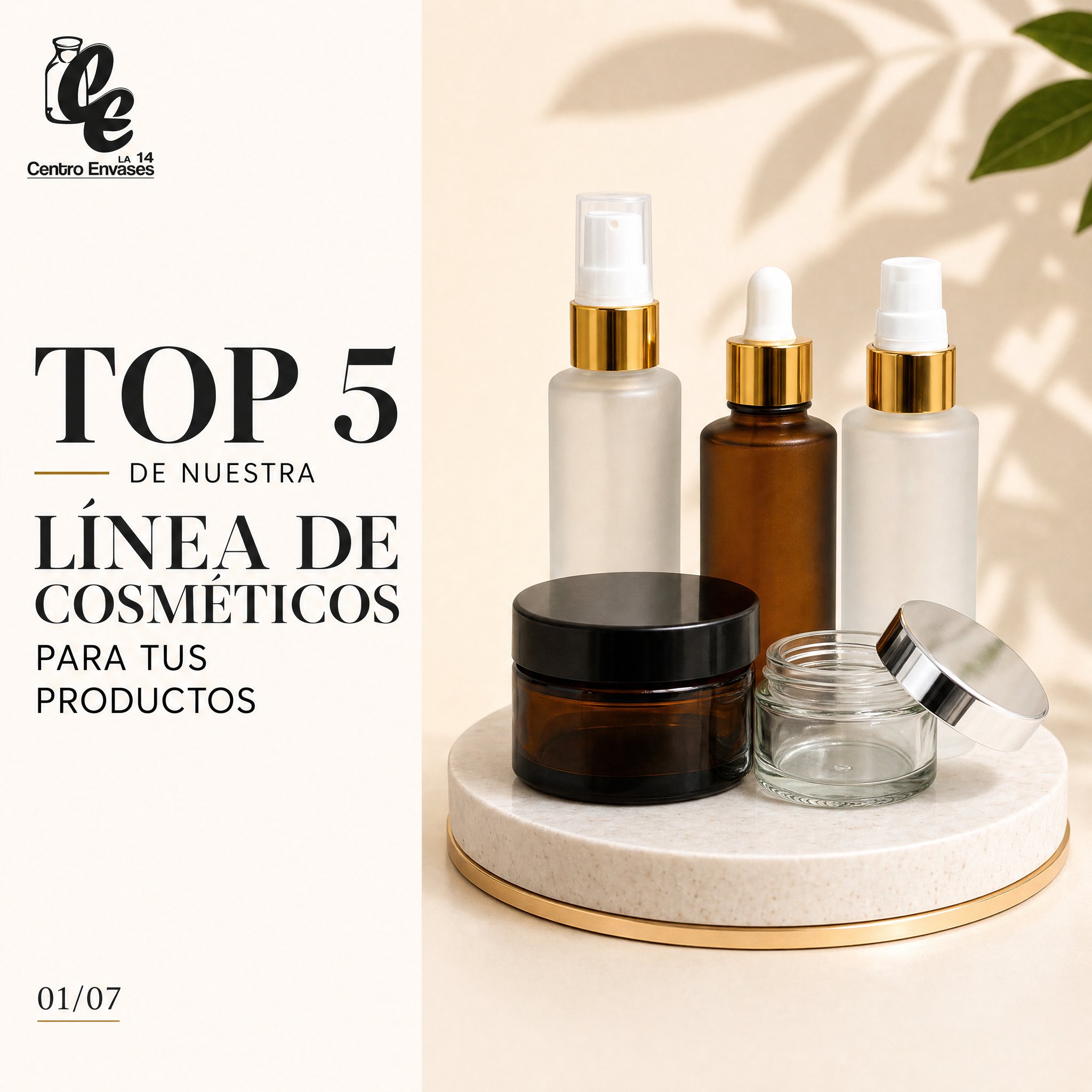 Top 5 Cosmetics Line — Centro Envases La 14